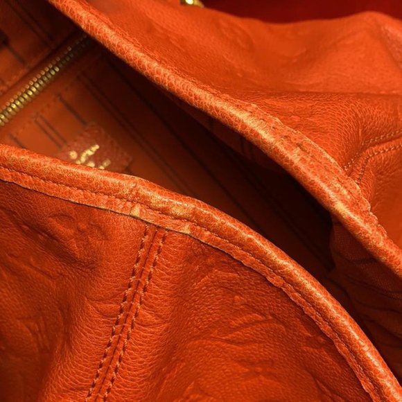 Louis Vuitton Citadine Pm Red Monogram Empreinte Leather Shoulder Bag - Picture 9 of 12